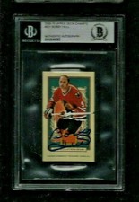 Bobby Hull '09-10 Upper Deck CHAMP'S Mini Auto BAS Beckett Authentic ON-CARD HOF