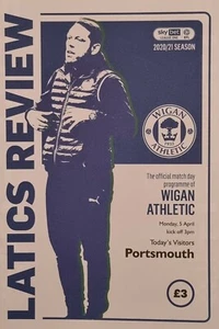 WIGAN ATHLETIC v PORTSMOUTH 2020/21 - Picture 1 of 1