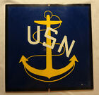 Rare Ww1 United States Navy Isorel Masonite Ssi Enameled Sign