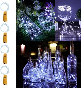BUY 4 GET 2 — Bottle String Light Battery Cork Shaped atmosphere light 20 Led 2M - Picture 1 of 13