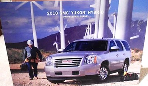 NEW GM DEALERSHIP 2010 GMC YUKON HYBRID TRUCK AUTO POSTER OR VEHICLE PORTRAIT - Picture 1 of 1