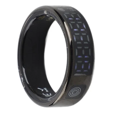 Smart Ring with Display Touch Screen Multiple Sports Modes Fitness Tracker Ring - Image 1 of 4