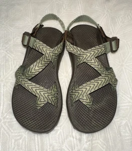 CHACO WOMEN BROWN GREEN SANDALS SIZE 6 - Picture 1 of 6