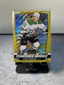 2024-25 O Pee Chee Platinum Neon Yellow Surge Marquee Rookie Logan Stankoven. - Bild 1 von 2