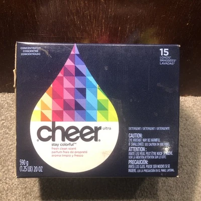 Cheer Ultra Stay Colorful Fresh Clean Scent Powder Laundry Detergent 15 Loads - Image 1 of 4