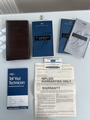 1995 F-Series Ford Truck Owners Manual User Guide - Image 1 of 4