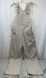 Honors Overalls Womens Medium Utility Workwear Button Bib Pockets Overalls - Picture 1 of 16
