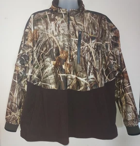 Gamehide Men's Jacket 2X  Pullover 1/4 Zip Marsh Lord Fleece Waterproof Camo - Picture 1 of 12