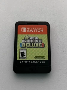 New Super Mario Bros. U Deluxe Game Cartridge (Nintendo Switch, 2019, No Case) - Picture 1 of 2