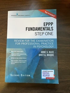 EPPP Fundamentals, Step One: Review for - Paperback, by Klee PhD Anne - Good o - Picture 1 of 8