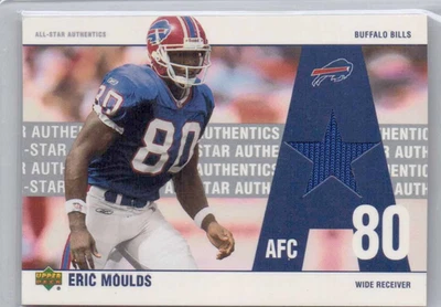 2002 Upper Deck Eric Moulds All-Star Authentics Jersey AA-EM Buffalo Bills - Image 1 of 2