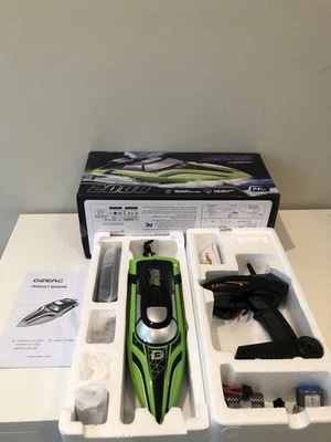 DEERC RC Boat Challenger 30 MPH High Speed Remote Control Racing Boat Brushless - Image 1 of 4