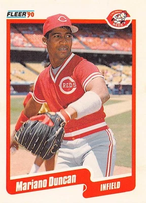 Mariano Duncan 1990 Fleer Update U-12 Cincinnati Reds Foto 1 de 2