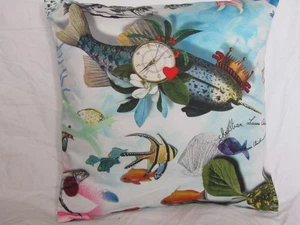 Designers Guild & Christian Lacroix fabric Peche Miraculeuse Cushion Cover - Picture 1 of 8