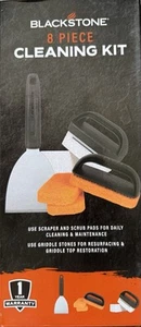 5060 Professional 8-Piece Griddle Cleaning Kit, Stainless Steel, Black - Picture 1 of 4