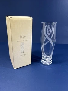 Vaso Lenox True Love 8" Bud Cristallo Inciso Nuovo - Foto 1 di 5