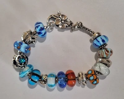 Pulsera Trollbeads LAA 8 pulgadas 17 dijes Foto 1 de 4