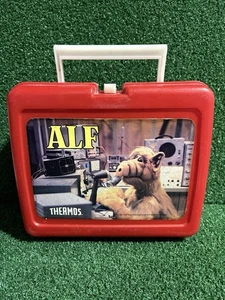 Vintage 1987 Plastic ALF the Alien Lunchbox w/Original Thermos Great Condition! - Picture 1 of 13