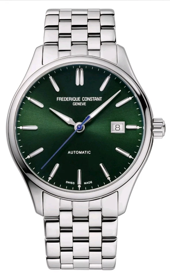 NEW Frederique Constant 40mm Green Dial Automatic Men's Watch FC-303GR5B6B - Image 1 of 4