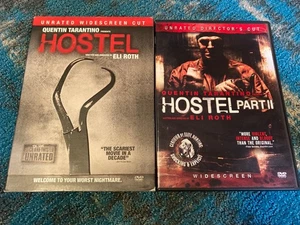 Hostel - Hostel Part 2 (II) - 2 DVD Lot - Horror - Quentin Tarantino Presents - Picture 1 of 3
