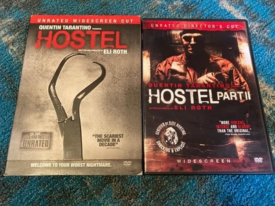 Hostel - Hostel Part 2 (II) - 2 DVD Lot - Horror - Quentin Tarantino Presents - Image 1 of 3