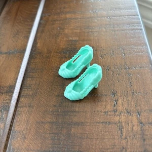 DISNEY Little Mermaid Princess ARIEL Royal Shimmer Replacement Shoes Mint Green - Picture 1 of 6
