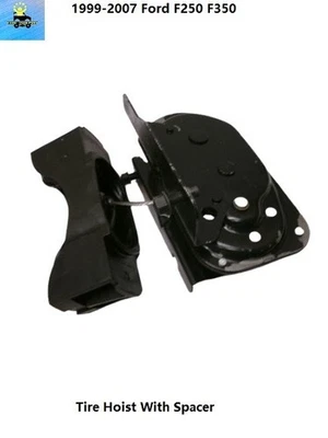 6C3Z-1A131-AA 99 00 01 to 07 Ford F250 F350 Tire Wheel Winch Carrier Hoist - Image 1 of 4