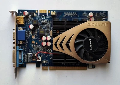 Gigabyte N94TOC-512I GeForce 9400 GT PCI-Express VGA Card - Test OK! - Image 1 of 4