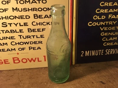 Botella de Coca Cola Wilmington NC 1916 cara recta hombro excavada en relieve Foto 1 de 4