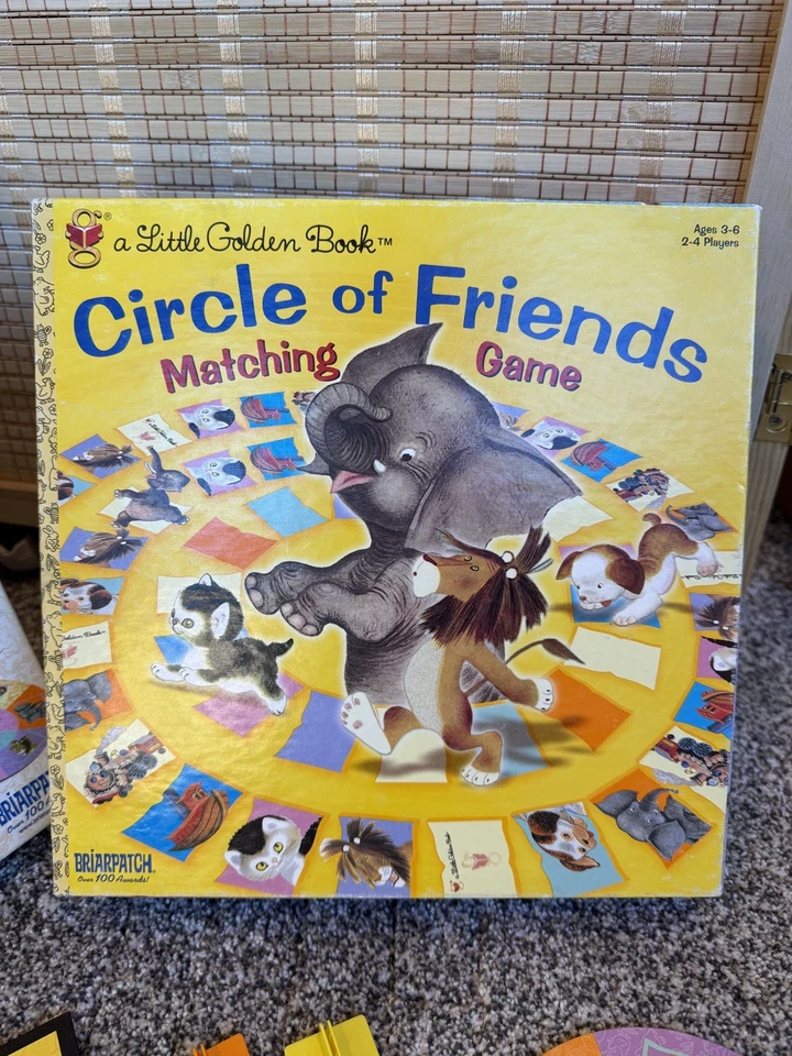 A Little Golden Book "Circle of Friends" Matching Game by Briarpatch 2002 - Image 1 of 4