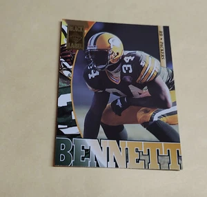 1995 Collector's Edge Black Label #70 Edgar Bennett Green Bay Packers - Picture 1 of 1