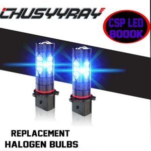 2x 12278 PSX26W LED Fog Light Bulbs 8000K blue for GMC Yukon 2015-2020 Yukon XL - Picture 1 of 24
