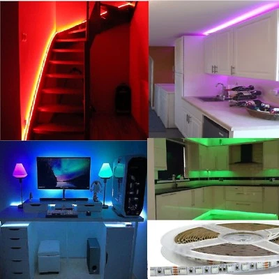STRISCIA strip LED RGB multicolor PROFESSIONALE 24V alta potenza 5 m o su misura - Immagine 1 di 2