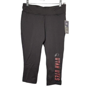 Utah Utes Women's Size Medium Gray Capri Leggings Stretchy And Comfortable - Picture 1 of 10