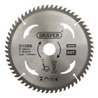 Draper Tools TCT Circular Saw Blade For Wood, 185 x 25.4mm, 60T