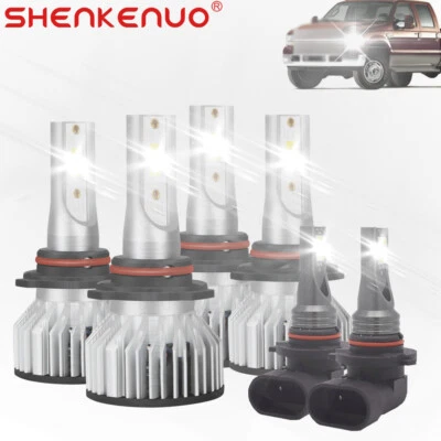 Kit combinado de 6 faros LED altos bajos antiniebla para Chrysler PT Cruiser 2007-2010 Foto 1 de 4