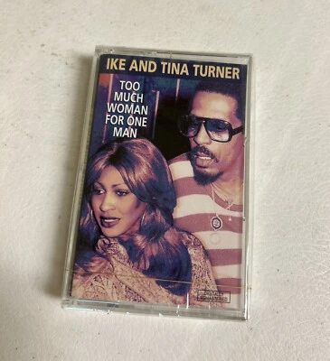 NOS New Ike & Tina Turner Cassette Tape Too Much Woman For One Man Vintage Foto 1 de 4