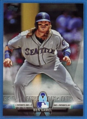 2018 Topps Series 1 Salute Father's Day #TS-22 Ben Gamel Seattle Mariners - Image 1 of 2