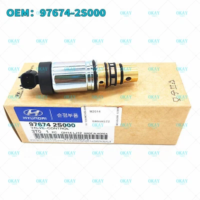 Gen-uine 97674-2S000 For HYUNDAI ACCENT 1.6L DOHC 2014-2017 A/C Valve Control - Изображение 1 из 4