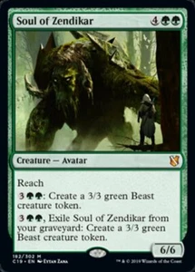 Soul of Zendikar ~ Lightly Played Commander 2019 MTG Magic UltimateMTG Green Car - Picture 1 of 1
