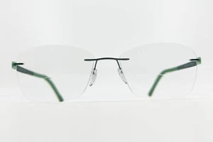 Silhouette 5452 40 6054 Eyeglasses Frames  Green 17 135  15290 - Picture 1 of 7