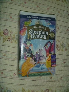 Walt Disney Masterpiece "Sleeping Beauty" Never Opened on VHS Limoted Edition - Picture 1 of 5