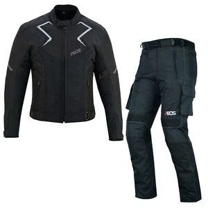 Herren Neu Biker Sommer Jacke Motorradjacke Textil Motorrad Jacke Kombi - Picture 1 of 7