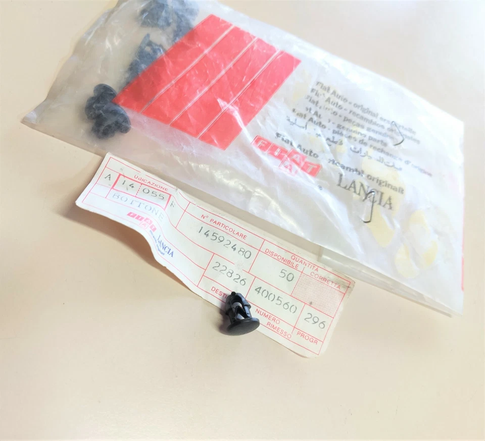 14592480 Bottone Guarnizione Sottoporta Fiat Barchetta Originale