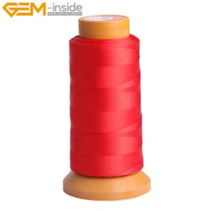 0.4mm 230 Meters Spool Nylon Beading Cord Knotting Jewelry Making 210D Thread - Picture 1 of 58