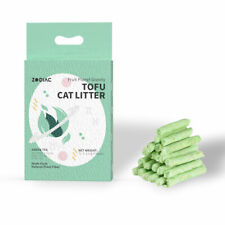 4 X Zodiac Fruity Biodegradable Flushable Tofu Cat Kitten Litter Green Tea 7l