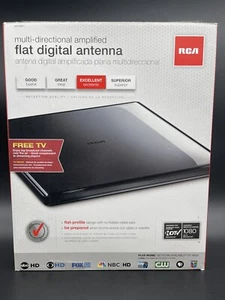 RCA Multi-Directional Amplified Flat Digital Antenna. ANT165F (NEW) - Picture 1 of 6