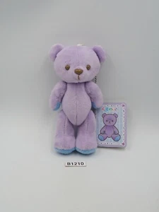 Kumamate B1210 Ani Kuji Purple Grape Jelly Teddy Bear Plush 6" Toy Doll Japan - Picture 1 of 8