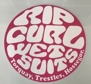 Pegatina Rip Curl - Trajes de neopreno surfista surf olas playa bikini tropical - Imagen 1 de 1