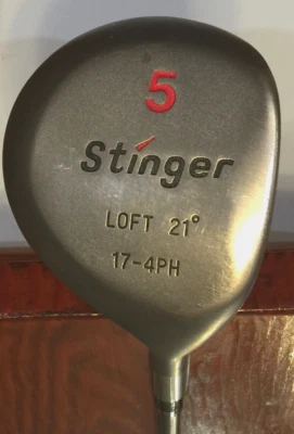 Club de golf de madera Stinger RH 5, loft de 21°, 43" - eje de grafito de módulo alto HMG 3,5 Foto 1 de 4